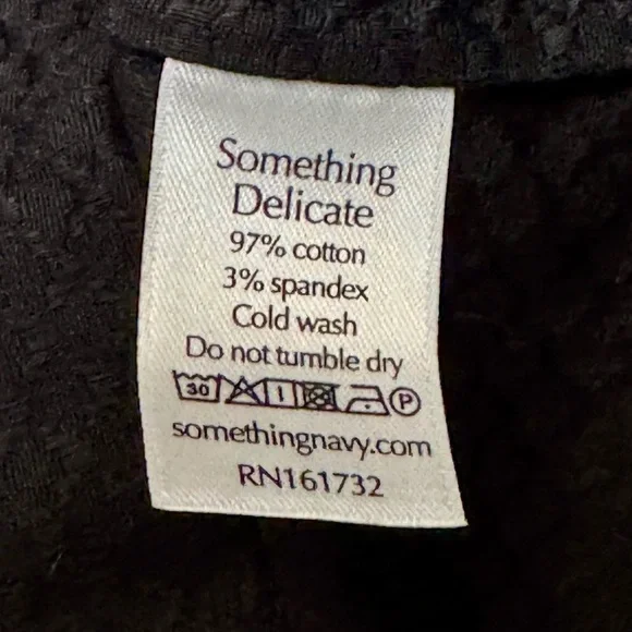 Something Navy Black Square Neck Shirred Ruffled Sleeve Textured Mini Dress - Picture 10 of 10